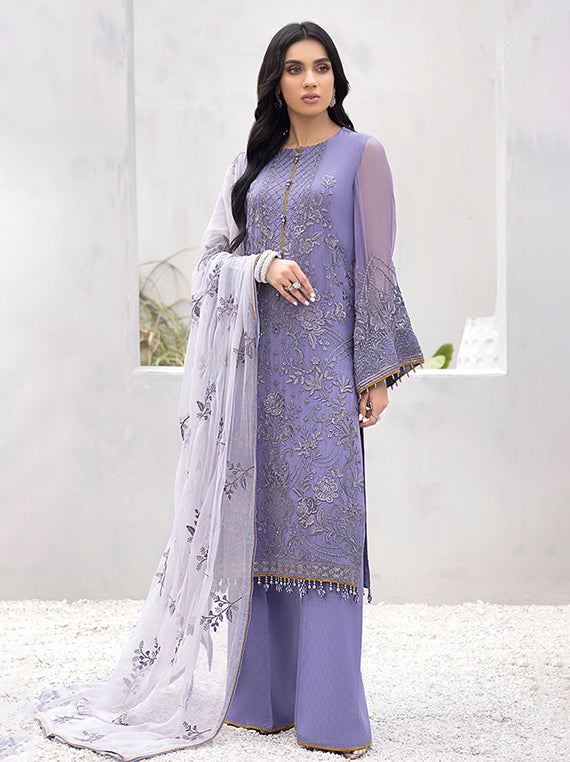 Flossie Festive Embroidered Unstitched Collection'26 (K-1201 Lavelia)