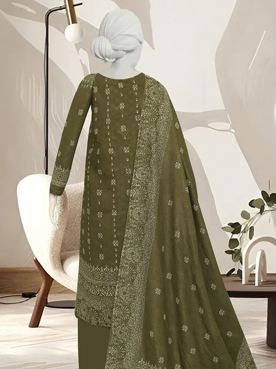 KASHMIRA Printed Dhanak Zarri Collection 2025 Vol-19 by ABC (D-04)