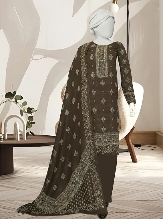 KASHMIRA Printed Dhanak Zarri Collection 2025 Vol-19 by ABC (D-08)