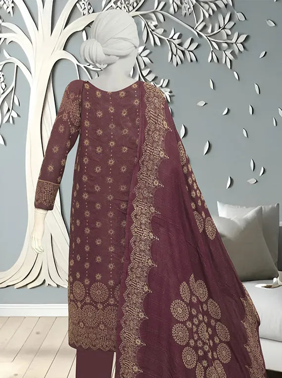 KASHMIRA Printed Dhanak Zarri Collection 2025 Vol-20 by ABC (D-01)