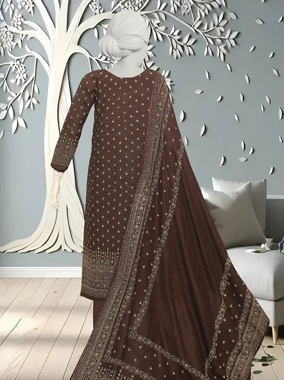 KASHMIRA Printed Dhanak Zarri Collection 2025 Vol-20 by ABC (D-05)