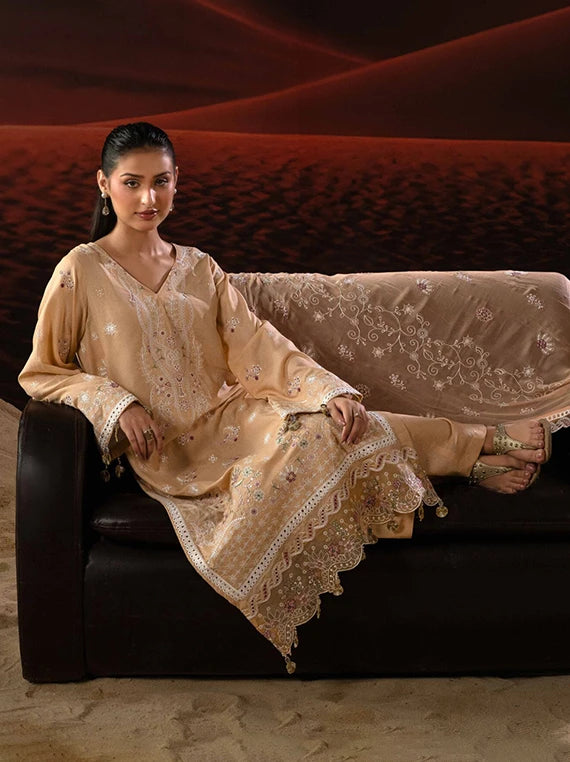 KAVIR Embroidered Karandi Collection 2026 Vol-700 by Gull-E-Rukh (A-04)