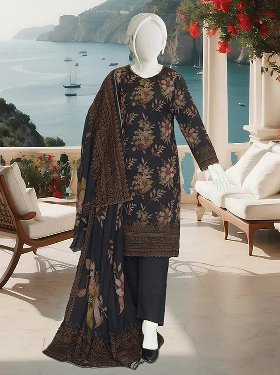 KHUSHBU by ABC Printed Peach Slub Collection 2025 (D-562)