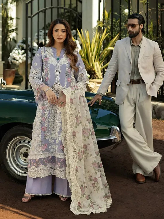 Kahf Luxury Lawn Collection 2025 (KLR-01)