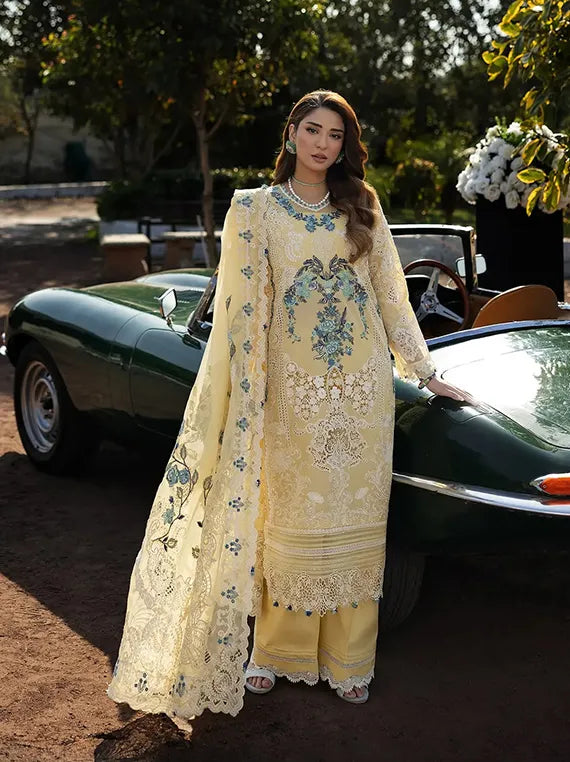 Kahf Luxury Lawn Collection 2025 (KLR-03)