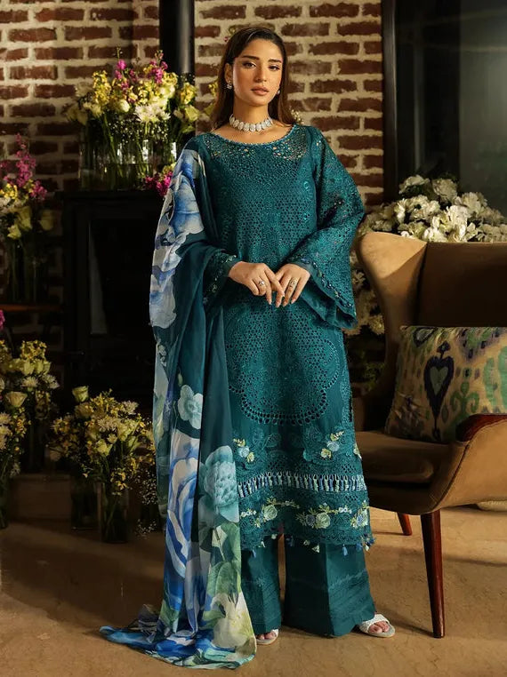 Kahf Luxury Lawn Collection 2025 (KLR-06)