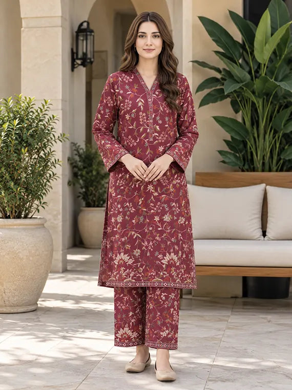 Khaddar Printed Unstitched Collection'26 Vol-01 (U4410ST-2PC-582)