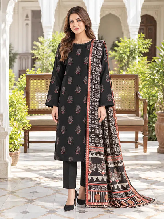 Khaddar Printed Unstitched Collection'26 Vol-01 (U4477SD-2PC-034)