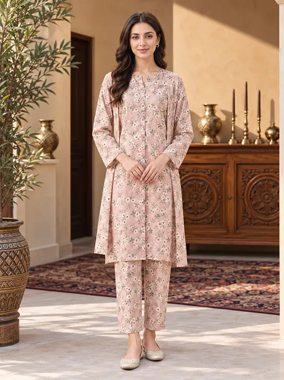 Khaddar Printed Unstitched Collection'26 Vol-01 (U4592SH-SSH-489)