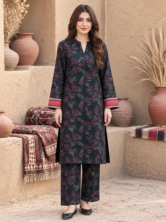 Khaddar Printed Unstitched Collection'26 Vol-01 (U5453SH-SSH-034)