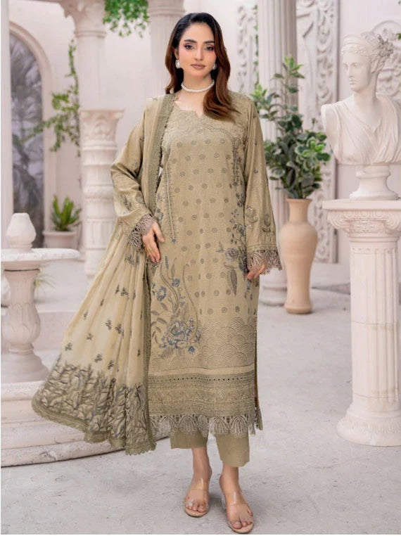 Komal by Riaz Arts Embroidered Karandi Collection 2026 (D-04)
