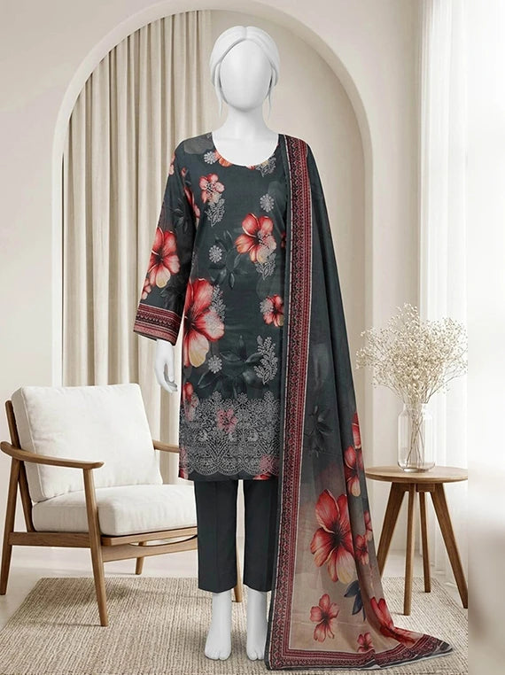Kum Kum by ABC Embroidered Lawn Collection 2026 Vol-03 (D-06)