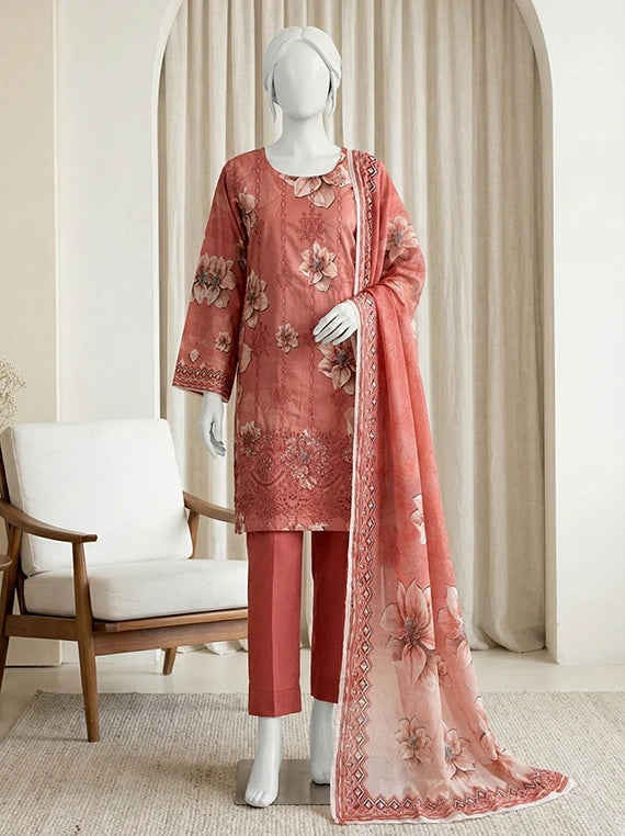 Kum Kum by ABC Embroidered Lawn Collection 2026 Vol-03 (D-14)