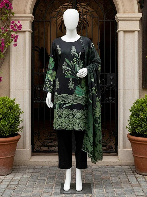Kumkum Embroidered Lawn 2026 by ABC Vol-02 (D-01)