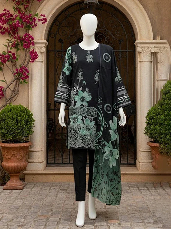 Kumkum Embroidered Lawn 2026 by ABC Vol-02 (D-04)