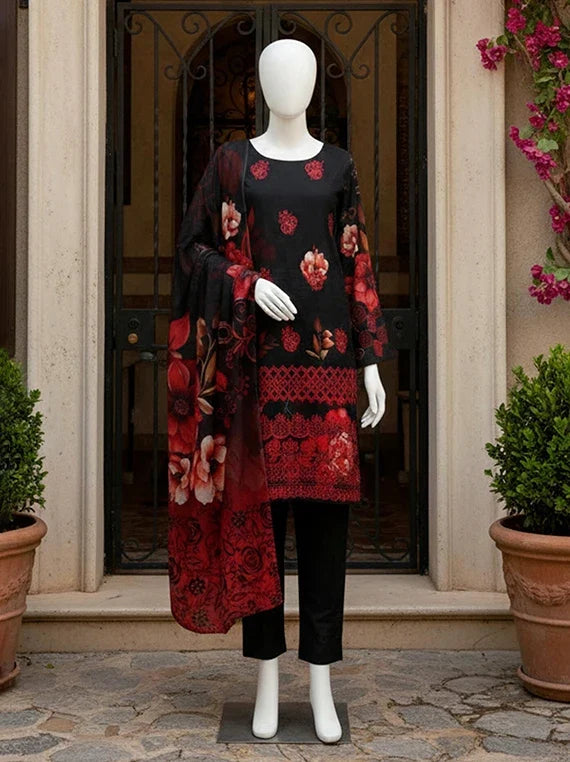 Kumkum Embroidered Lawn 2026 by ABC Vol-02 (D-05)