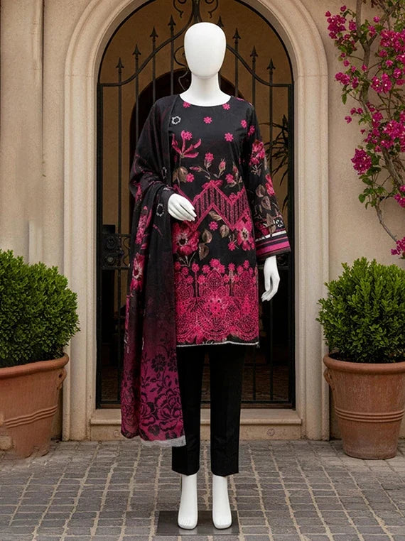 Kumkum Embroidered Lawn 2026 by ABC Vol-02 (D-06)