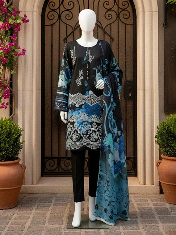 Kumkum Embroidered Lawn 2026 by ABC Vol-02 (D-09)
