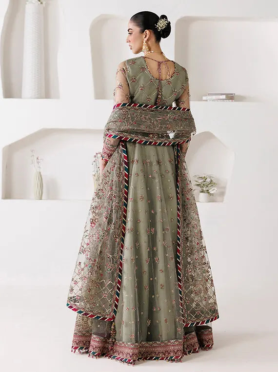 LA RUHE by Alizeh Unstitched Embroidered Chiffon 26 Vol-II (2268-Grace)