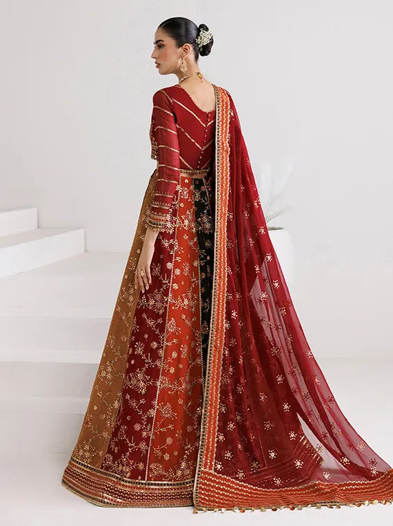 LA RUHE by Alizeh Unstitched Embroidered Chiffon'26 Vol-II (2263-Crystal)