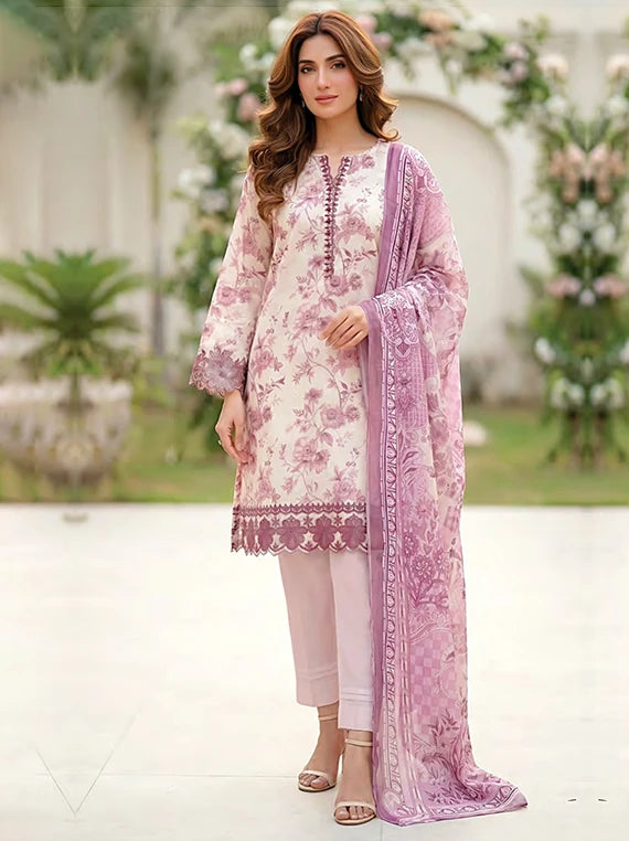 LAKHANY Summer Essentials Embroidered Lawn Collection 2026 (LG-MM-1031)