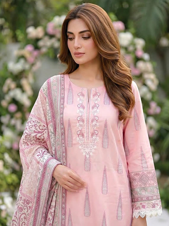 LAKHANY Summer Essentials Embroidered Lawn Collection 2026 (LG-MM-1037)
