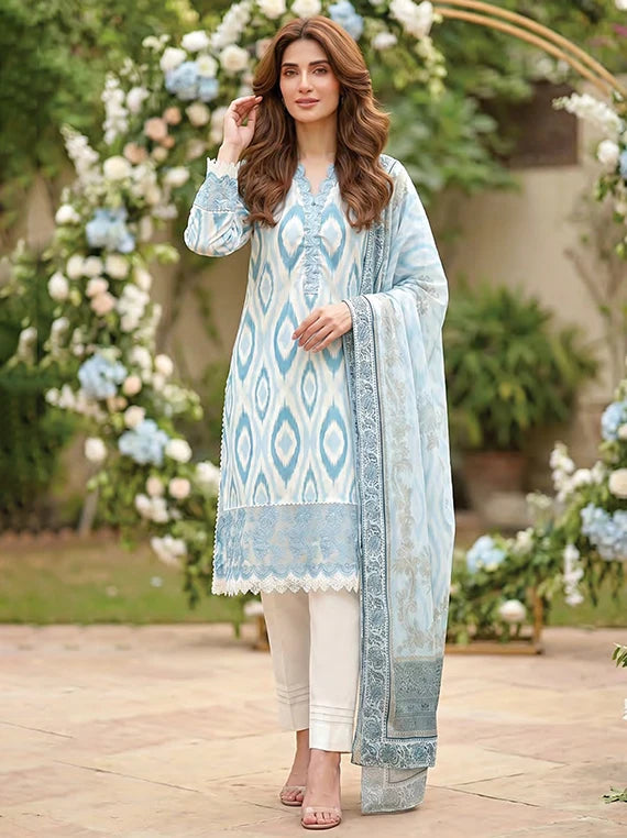 LAKHANY Summer Essentials Embroidered Lawn Collection 2026 (LG-MM-1038)