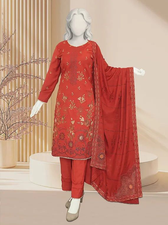 LALAZAR by ABC Embroidered Dhanak Collection 2025 (D-362)