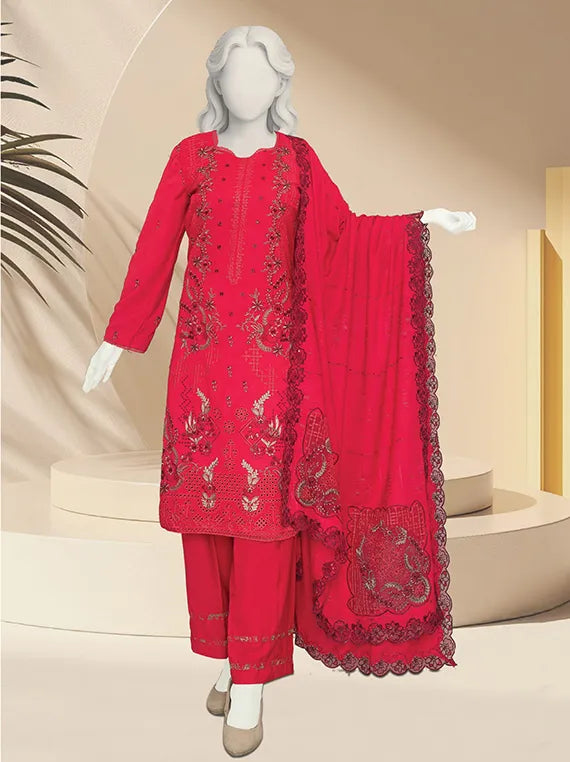 LALAZAR by ABC Embroidered Dhanak Collection 2025 (D-365)