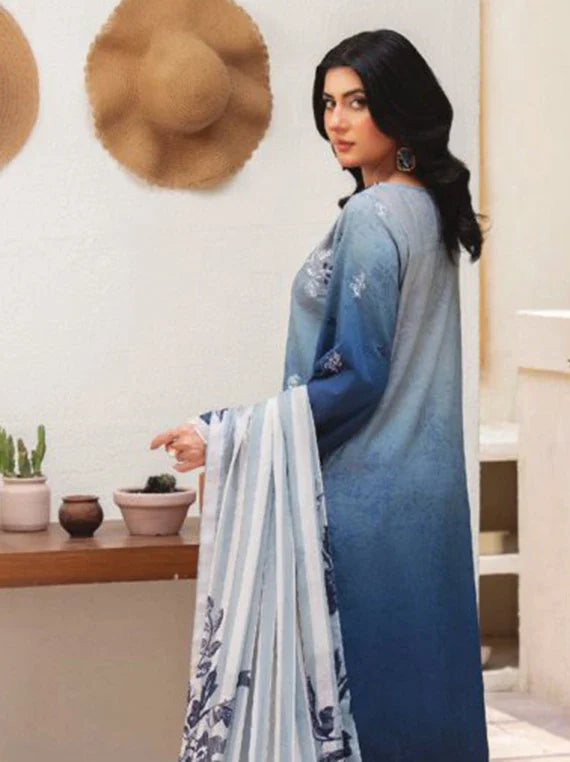 LINA by Celts Embroidered Lawn Collection 2026 (D-01)