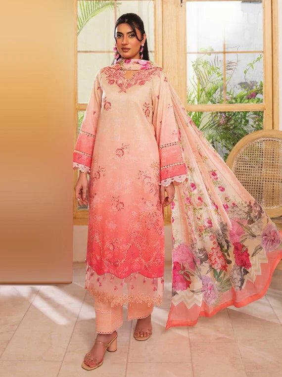 LINA by Celts Embroidered Lawn Collection 2026 (D-05)