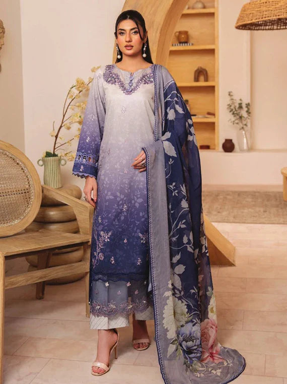 LINA by Celts Embroidered Lawn Collection 2026 (D-06)