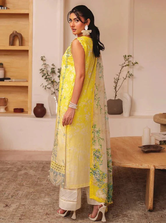 LINA by Celts Embroidered Lawn Collection 2026 (D-07)