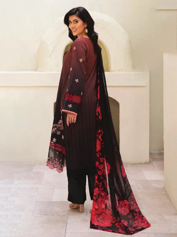 LINA by Celts Embroidered Lawn Collection 2026 (D-09)