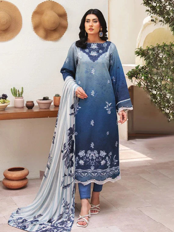 LINA by Celts Embroidered Lawn Collection 2026 (D-10)