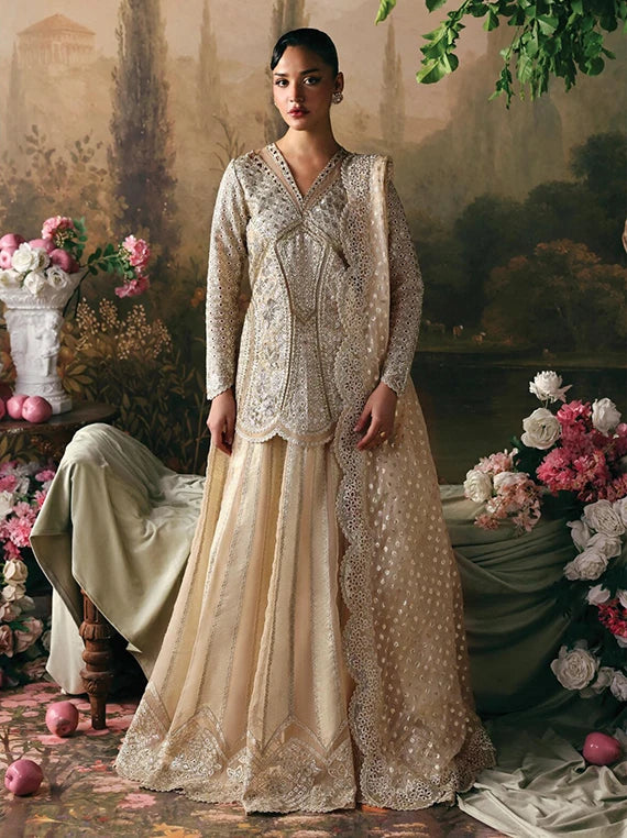 La Fuchsia by Afrozeh Festive Embroidered Collection 2026 (EMPEROR FWU-0076)