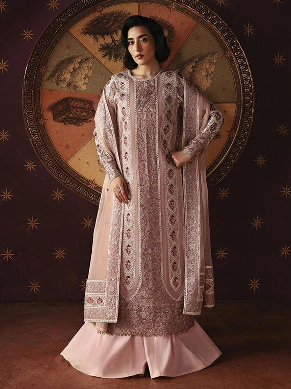 La Fuchsia by Afrozeh Festive Embroidered Collection 2026 (HERMIT FWU-0072)
