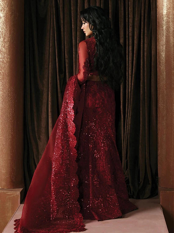 La Fuchsia by Afrozeh Festive Embroidered Collection 2026 (LOVER FWU-0078)