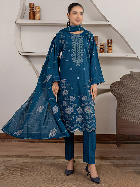 Laaj By Fantak Embroidered Dhanak Collection 2025 Vol-03 (D-04)