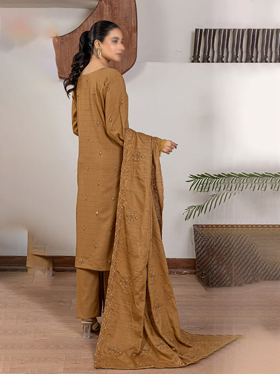 Laaj By Fantak Embroidered Dhanak Collection 2025 Vol-03 (D-05)