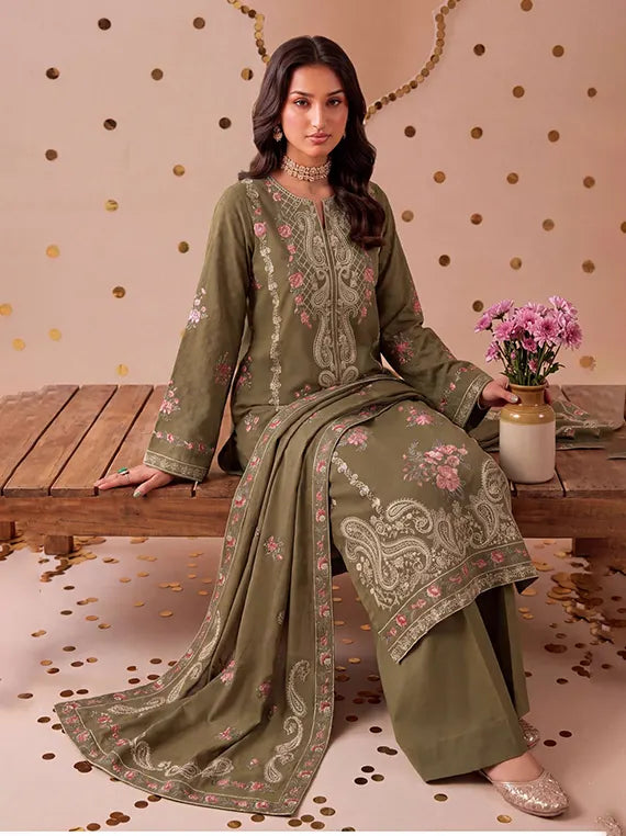 Laaj by Fantak Dhanak Unstitched Collection'26 Vol-565 (D-01)