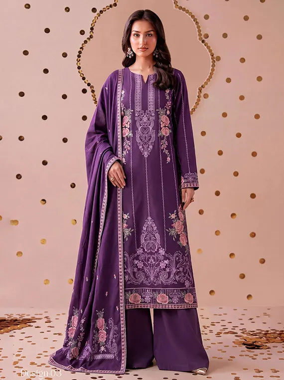Laaj by Fantak Dhanak Unstitched Collection'26 Vol-565 (D-03)