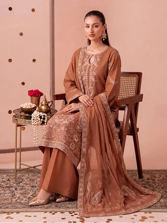 Laaj by Fantak Dhanak Unstitched Collection'26 Vol-565 (D-06)