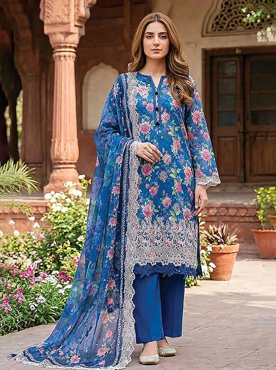 Lakhany Exclusive Summer Lawn Collection 2026 (LG-RL-0368)