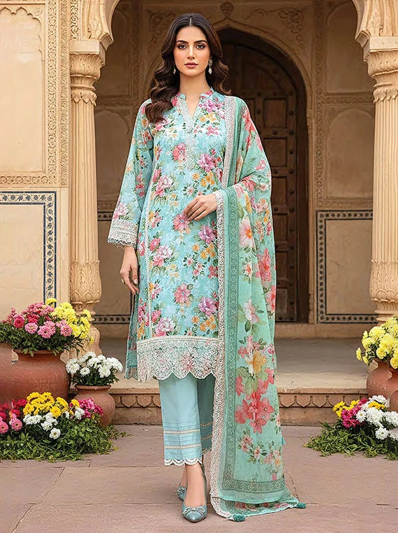 Lakhany Exclusive Summer Lawn Collection 2026 (LG-SG-0052)