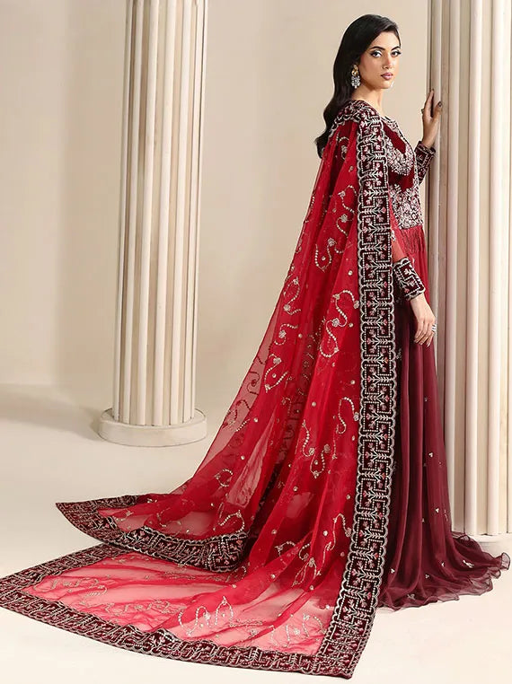 Lameur Luxury Handmade Velvet Collection 2025 By Alizeh (AF-VLT-2209-Cherie)