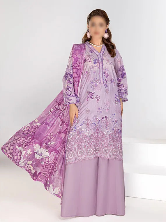 Lamhay by Fantak Embroidered Lawn Collection 2025 Vol-03