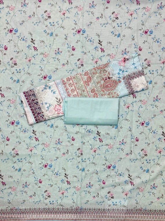 Leaves Printed Lawn Edit 2026 Vol-RY01 (D-03)