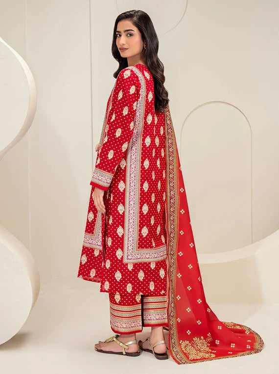 LimeLight 3PC Summer Lawn Collection 2026 (U3951 Red)