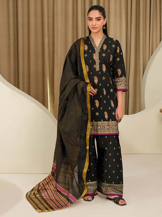 LimeLight 3PC Summer Lawn Collection 2026 (U4339 Black)